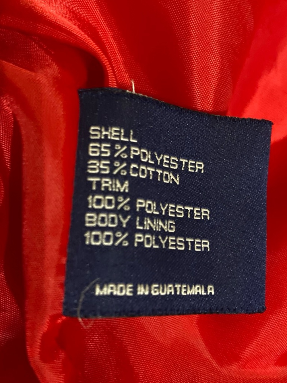 Red Hooded Utility Jacket for Women - Picture 6 of 7